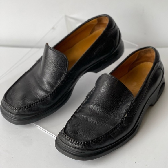 Cole Haan Men\'s Black Leather Nike Air Loafer Slip On Dress Shoes, Sz 10.5M main image 10